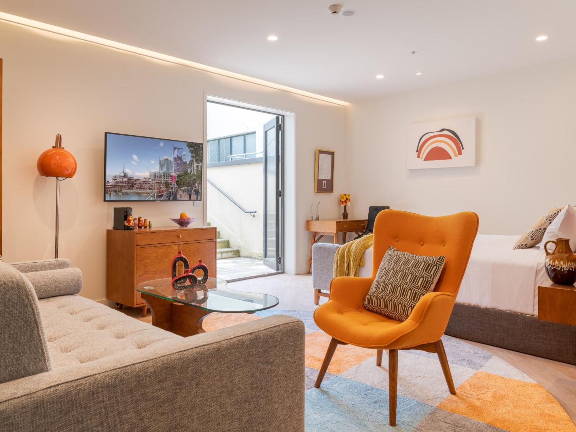 Hotel Ohtel Auckland Extérieur photo The interior of a typical apartment