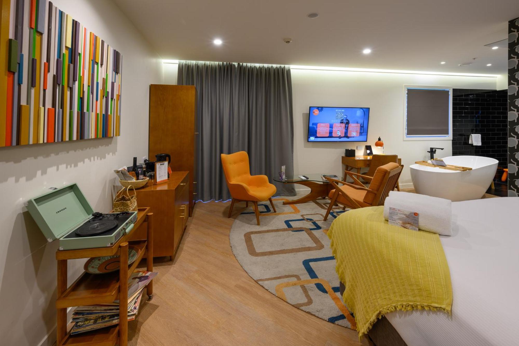 Hotel Ohtel Auckland Extérieur photo A room at the hotel